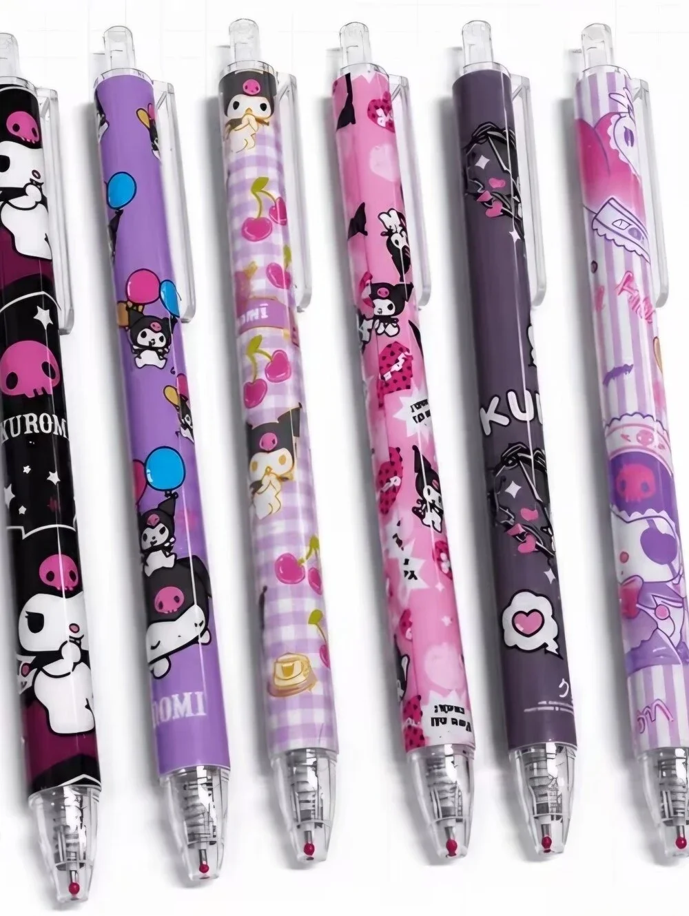 Kuromi Retractable Gel Pen Set NEW In Package